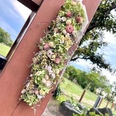 アナベル紫陽花　ガーランドの画像