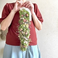 アナベル紫陽花　ガーランドの画像