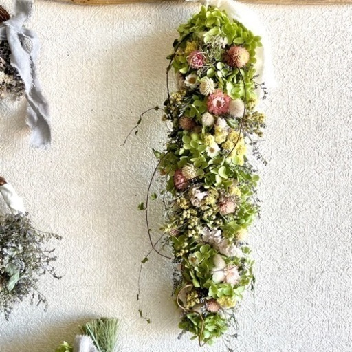 アナベル紫陽花　ガーランド