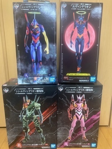 エヴァンゲリオン 一番くじ MEGAIMPACT 6体セット、