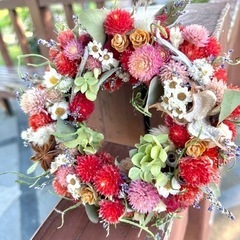 千日紅いちご畑リース pd