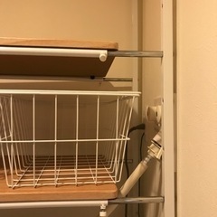 洗濯機上　収納の画像