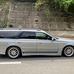 レア★低走行！検R5､1 ステージアRS  RB25ターボ！FR柿本★ＢＢＳ!タワーバー！フルストレート！エアロ付！の画像