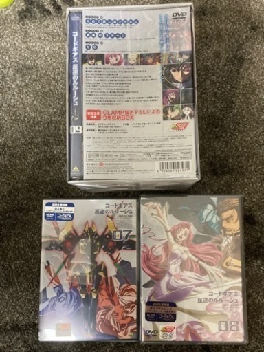 【初回生産限定版・新品未開封】コードギアス反逆のルルーシュ 初回封入特典あり 全巻セット DVD 収納BOX 付 ピンズ タオル ポス