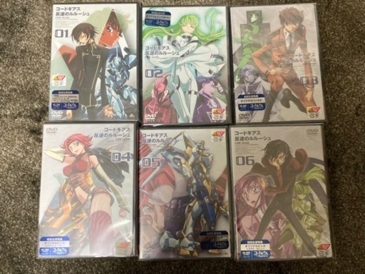 【初回生産限定版・新品未開封】コードギアス反逆のルルーシュ 初回封入特典あり 全巻セット DVD 収納BOX 付 ピンズ タオル ポス