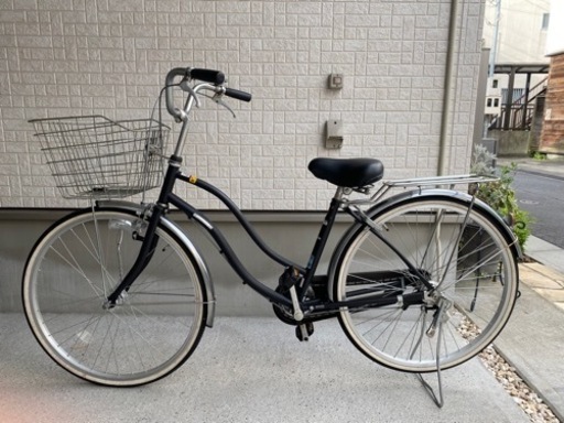 26インチ 変速なし シティサイクル 自転車