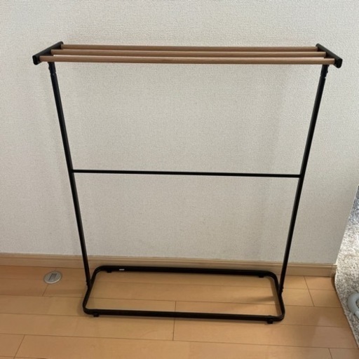 木目調　タオルハンガー