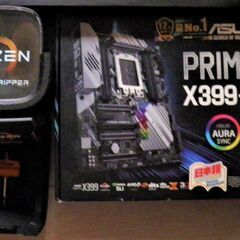 ジャンク　ｘ399-A　マザーボード・RYZEN THREADR...