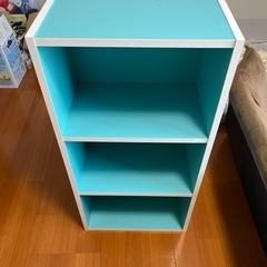 (中古美品)カラーボックス ターコイズ
