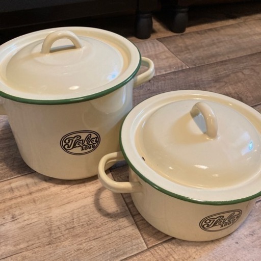Tala社　美品　蒸し器　鍋　アンティーク　ホーロー