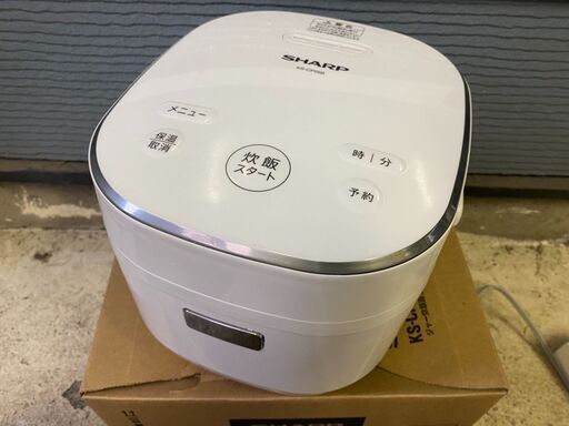 SHARP  KS-CF05B-W ジャー炊飯器　2021年製 3合　調理器具 直接引取大歓迎‼