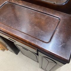 リサイクルショップどりーむ荒田店No.128　鏡台　イス付き　収納付き♪の画像