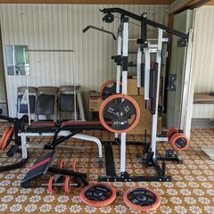 【無料】ウェイトトレーニング器具一式お譲りします。【取りに来てい...