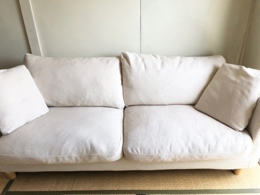 ソファー　　ニトリ　　ナチュラル家具