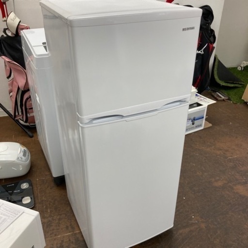 ◼️【中古品】アイリスオーヤマ  IRIS OHYAMA ノンフロン冷凍冷蔵庫 AF118 室内家庭用