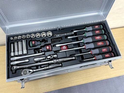 超美品 KTC 9.5sq 工具セット（チェストタイプ）マグネット付パーツトレイ欠品 ツールセット SK3650XT SKX0213S 札幌市手稲区