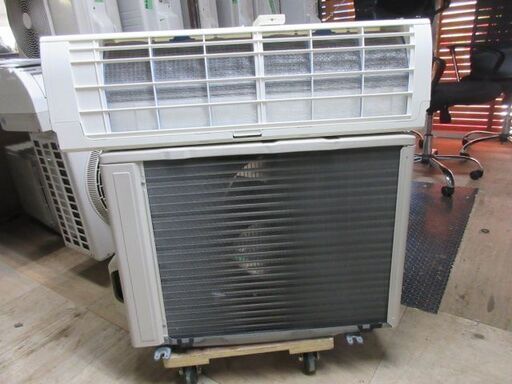 K03456　三菱　 中古エアコン　主に6畳用　冷房能力　2.2KW ／ 暖房能力　2.5KW