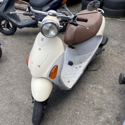 SUZUKI レッツ4  お洒落なパレット　実動　4サイクル　原付スクーター　メットイン　福岡市南区