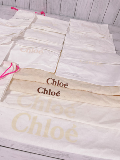 H1268 Chloe クロエ　保存袋　袋　収納　まとめ　大量　超特大　長財布