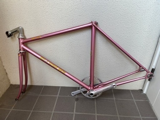 ピスト　クロモリフレーム　gan well pro