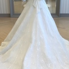 【真空クリーニング済/パニエ付】2021モデルウエディングドレスの画像