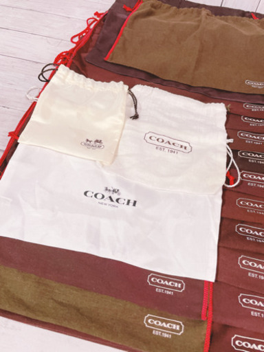 H1248 COACH コーチ　保存袋　袋　収納　まとめ　巾着　収納　バッグ　大