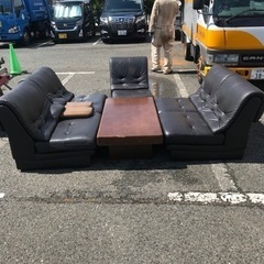 応接セット　カリモク　ソファ　椅子の画像