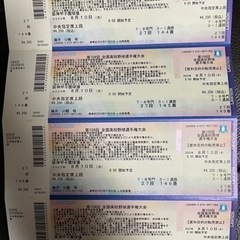 8/10  第104回全国高校野球選手権大会 チケット