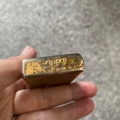 アンティーク　zippo 真鍮の画像