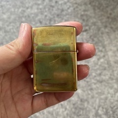 アンティーク　zippo 真鍮の画像