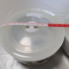 【中古】差し上げます 陶器蓋密閉容器 2個 着払い発送OKの画像