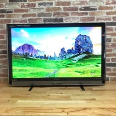 即日受渡❣️SHARP AQUOS40型Blu-ray内蔵液晶テレビ11000円