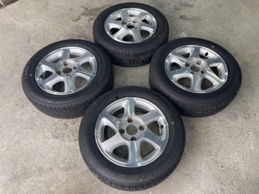 ワ)希少 NISSAN P10/11 プリメーラTe-Vオーテックバージョンホイール 15×6J PCD114.3 4H +45 GO
