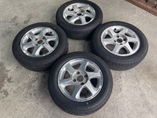 ワ)希少 NISSAN P10/11 プリメーラTe-Vオーテックバージョンホイール 15×6J PCD114.3 4H +45 GO