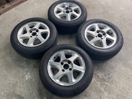 ワ)希少 NISSAN P10/11 プリメーラTe-Vオーテックバージョンホイール 15×6J PCD114.3 4H +45 GO