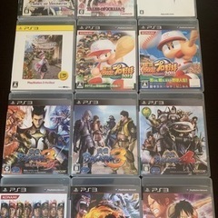 【20％引きしました】Wii PS3 PS2 PSP ゲームソフトいろいろまとめ売り　23本＋Wii マイクの画像