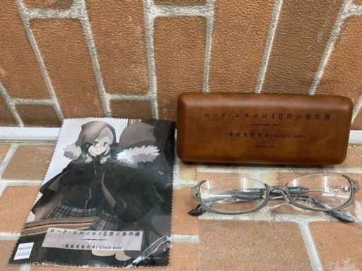 【愛品館江戸川店】ロード・エルメロイⅡ世の事件簿-魔眼蒐集列車Grace note　グレイ コラボレーション眼鏡ID107-04700