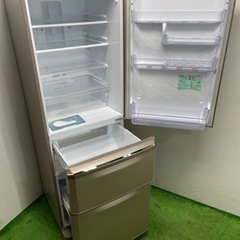 MITSUBISHI/三菱 冷凍冷蔵庫 370L 自動製氷 右開き 大容量