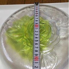 昭和レトロ　薔薇のガラス皿　夏のもてなし　綺麗　大きめの画像