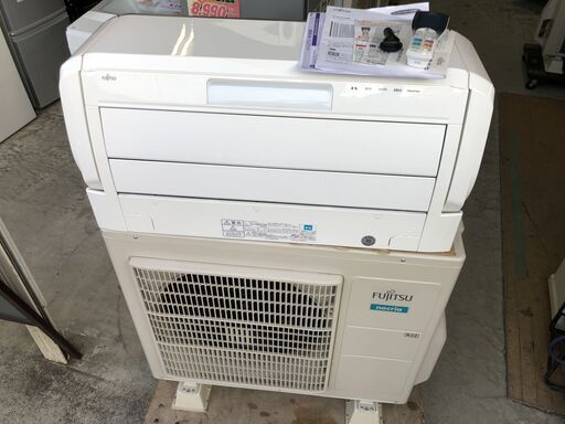 【動作保証あり】FUJITSU nocria 2017年 4.0kw 14畳用 ルームエアコン AS-X40G2 ②【管理KR286】