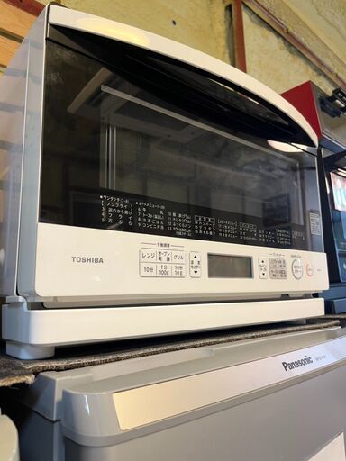 ✨期間限定・特別価格✨東芝　簡易スチームオーブンレンジ 石窯オーブン【ER-P6-W 】　2017年製 中古家電