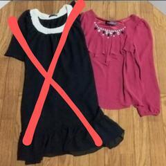 シフォン トップスの画像