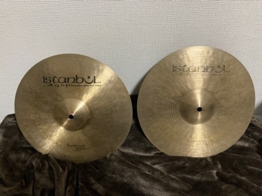 家具 Istanbul Agop traditional 13 hihat pair