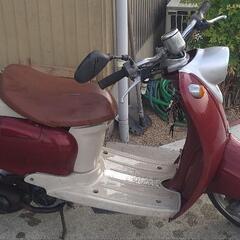 原付 ビーノ 50cc 5AU スクーター　素人整備車体　白煙多め