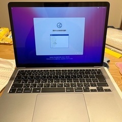 美品 MacBook Air 2020 M1チップ搭載 バッテリー99%