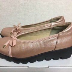 美品！ララフィールふわ軽パンプス  ピンク  Mサイズの画像