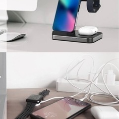 PoplarTrees  ワイヤレス充電器  急速 3 in 1 充電器 の画像