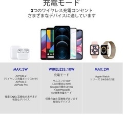 PoplarTrees  ワイヤレス充電器  急速 3 in 1 充電器 の画像