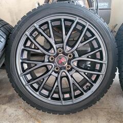 (確実に決まりましたありがとうございますm(_ _)m)WRX STI純正アルミホイール冬タイヤセットの画像
