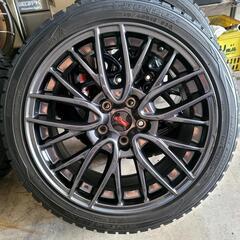 (確実に決まりましたありがとうございますm(_ _)m)WRX STI純正アルミホイール冬タイヤセットの画像